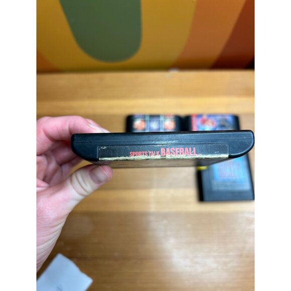 Vintage sega genesis video game baseball, sonic spin ball, hockey, - Picture 2 of 7